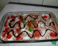 Pavê de biscoito champagne