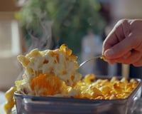 Você não precisa de receita complicada para comer bem: esse macarrão de travessa é prático, barato e muito saboroso