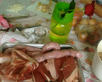 Pernil de porco na brasa