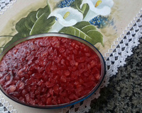 Torta de morango com gelatina