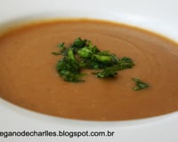 Papa de feijão no coco