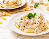 Macarrão ao creme de leite