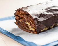 Rocambole de pão de mel: passo a passo