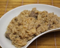 Risoto de filé mignon