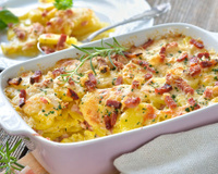 Chef renomada revela: "As melhores batatas assadas não têm casca, mas 200 g de presunto e 150 g de queijo"