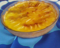 Torta de maçã com creme de laranjas