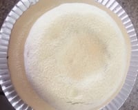 Bolo vulcão de leite ninho