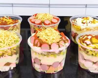 Cachorro quente no pote