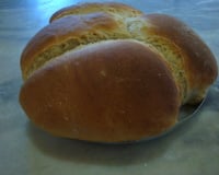Pão caseiro com fermento biológico