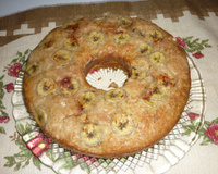 Bolo cuca de banana especial da tarde