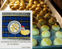 Bolinhas de queijo com goiabada do Lúcio Cezar