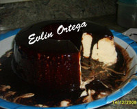 Pudim gelado tipo sorvete