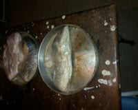 Peixe assado na brasa