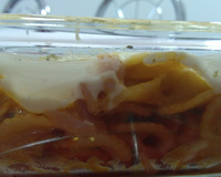 Macarrão gravatinha gratinado