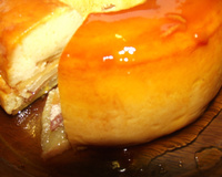 Pudim com maçã e aveia