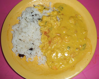 Camarão com abóbora