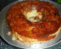 Bolo de banana caramelada