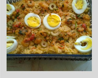 Arroz cremoso com camarão do Lúcio Cezar