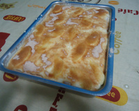 Bolo de maçã e canela com cobertura