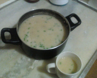 Sopa de batata de caneca