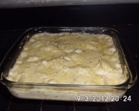 Batata ao molho branco fácil