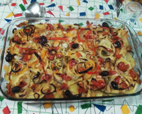 Bacalhoada com batata doce