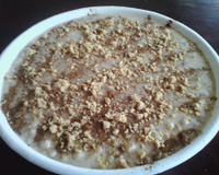 Canjica com amendoim