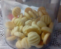 Bolachinhas de amido de milho