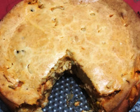 Torta de palmito com azeitonas