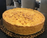 Torta de palmito com requeijão