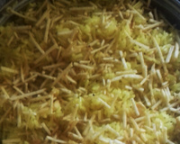 Arroz com peito de frango