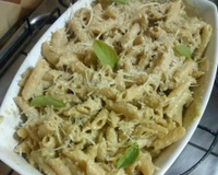 Penne ao molho pesto