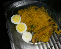 Arroz com costelinha de porco