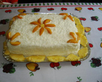 Bolo de pêssego
