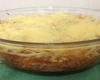 Frango com Catupiri e batata palha da tia Gracia