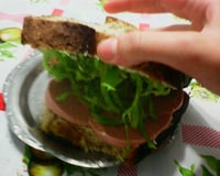 Sanduíche natural simples e delicioso