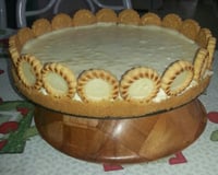 Torta de limão com chocolate branco