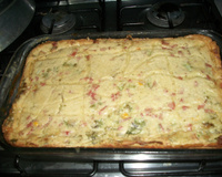 Torta salgada de sardinha