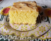 Bolo de maracujá de liquidificador