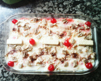 Pavê de biscoito champagne