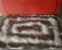 Pavê de chocolate com biscoito de maizena