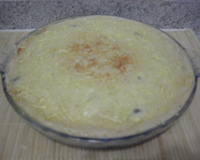 Gratinado de carne moída com brócolis