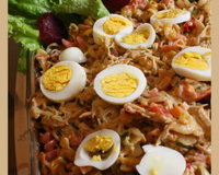 Macarrão ao molho gorgonzola