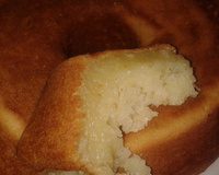 Bolo de aipim com coco