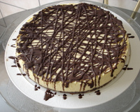 Torta gelada de maracujá