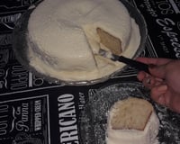 Bolo vulcão de leite em pó