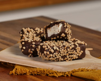 Picolé banhado no chocolate