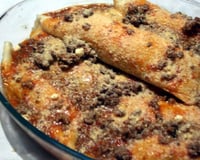 Panqueca com carne moída