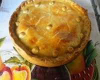 Deliciosa torta de frango com requeijão