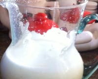 Suco de inhame com limão